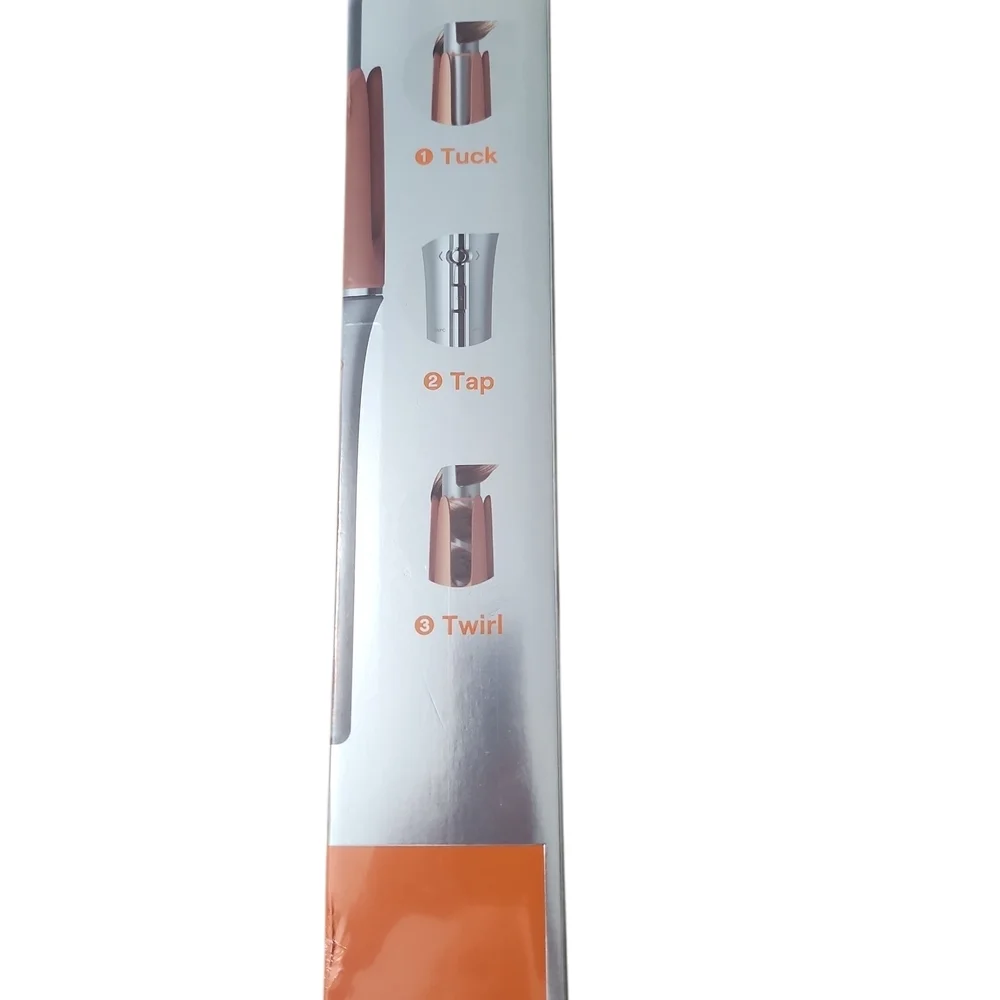 SheGlam Hair It-Curl One-Touch Curler - Silver and Orange